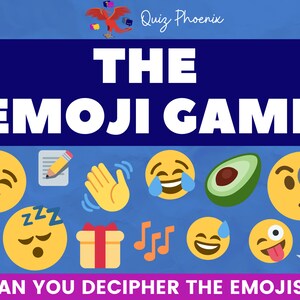 The Emoji Game | Family fun | Screen share | PowerPoint compatible