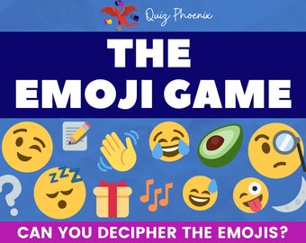 The Emoji Game | Family fun | Screen share | PowerPoint compatible