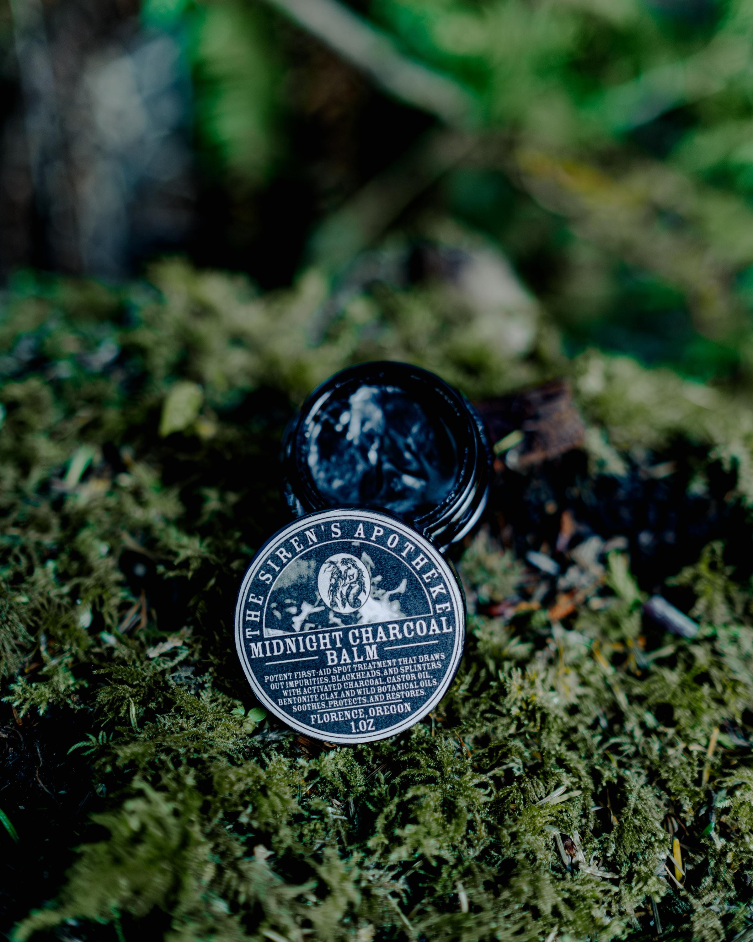 MIDNIGHT CHARCOAL BALM – Impurity Pulling, Acne Spot Treatment ...