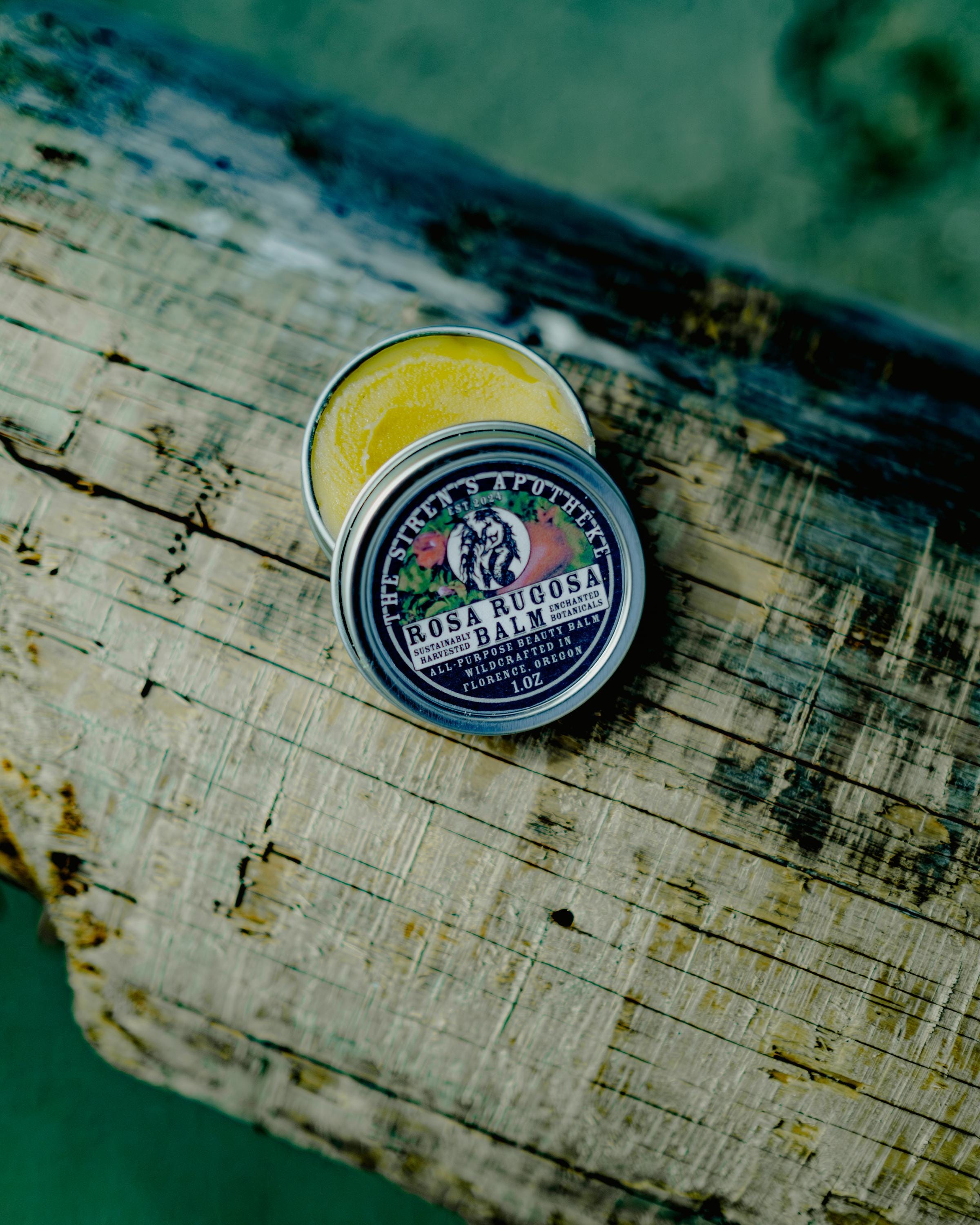 Rosa Rugosa Balm: Wildcrafted Oregon Coast Wild Beach Roses, Rosehip, Shea Butter