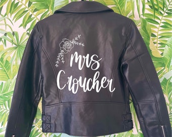 Personalised Bridal Jacket | DIY Vinyl