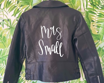 Personalised Bridal Jacket | DIY Vinyl