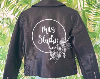 Personalised Bridal Jacket | DIY Vinyl