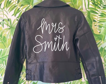 Personalised Bridal Jacket | DIY Jacket