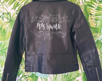 Personalised Bridal Jacket | DIY Vinyl