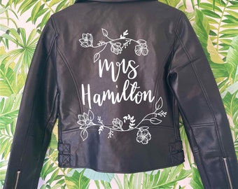 Personalised Bridal Jacket | DIY Vinyl