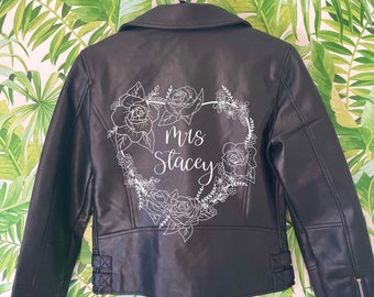Personalised Bridal Jacket | DIY Vinyl