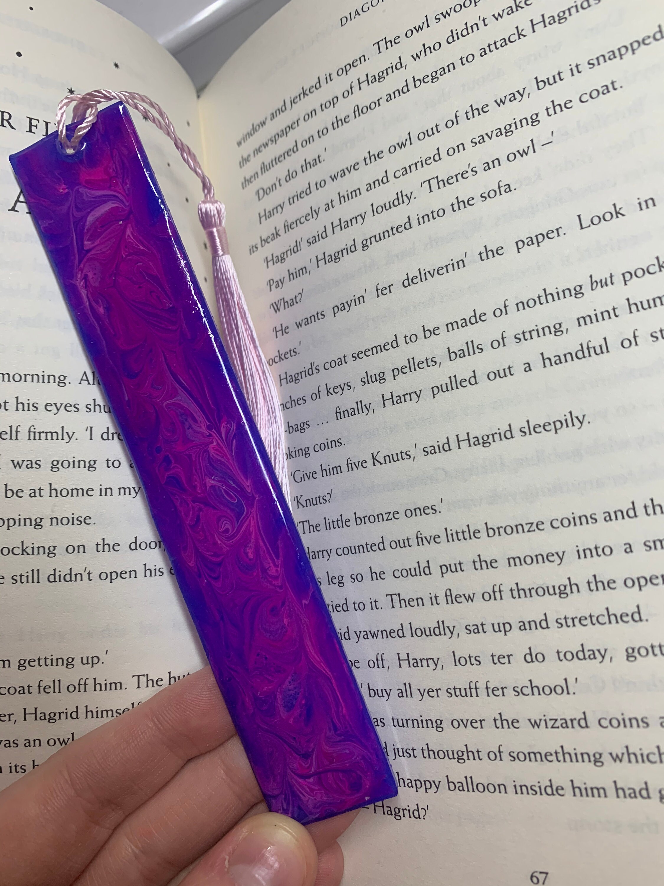 Tie Dye Bookmark Etsy