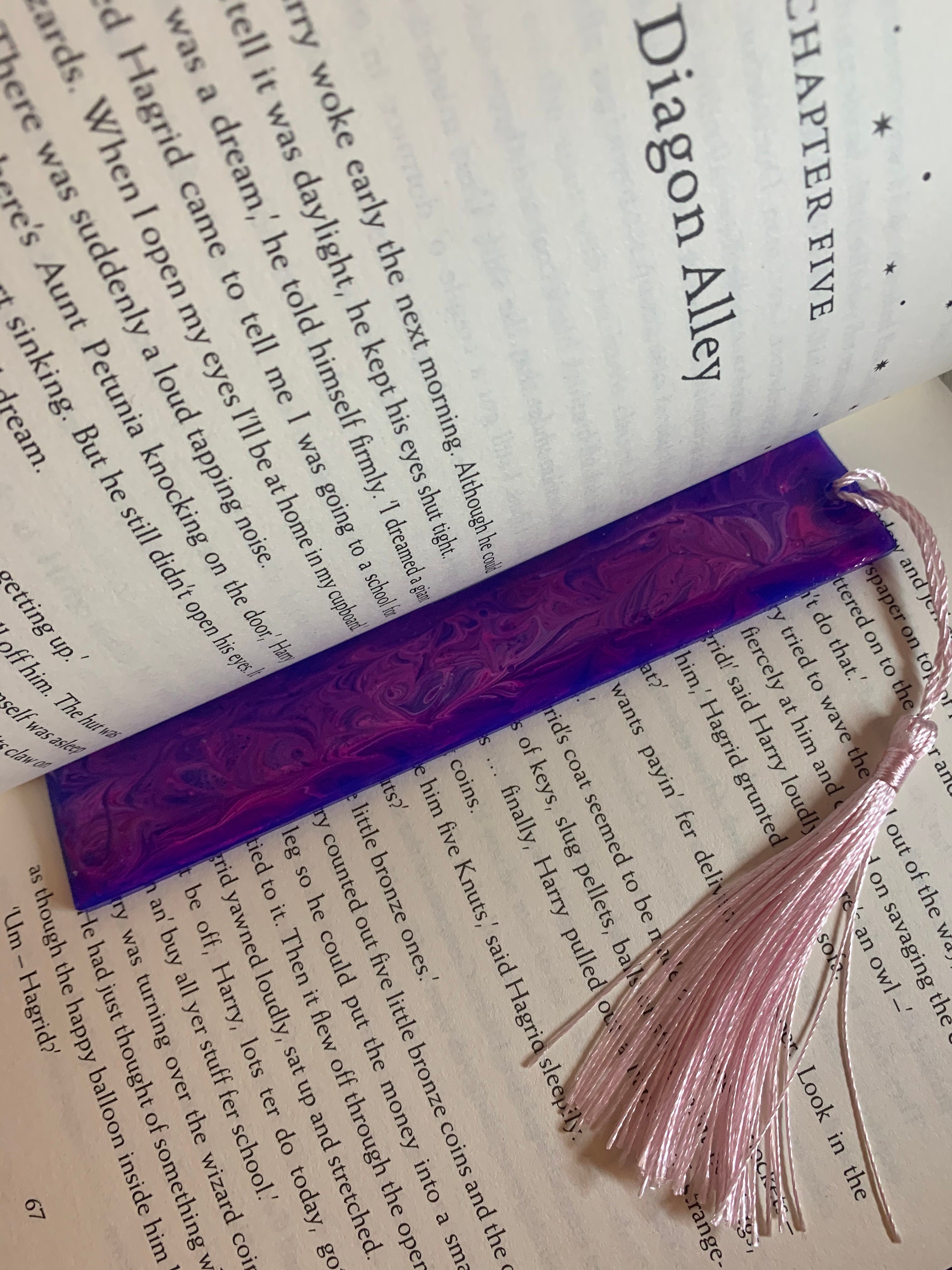 Tie Dye Bookmark Etsy