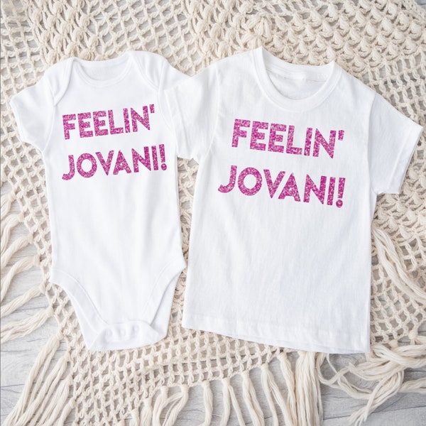 RHONY -Real Housewives of New York- Feelin' Jovani! Glitter pink or gold-Ships Today! Bravo onesie or Toddler shirt!