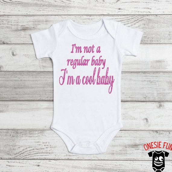 Mean Girls Inspired Onesie. I'm Not a Regular Babyfree Etsy