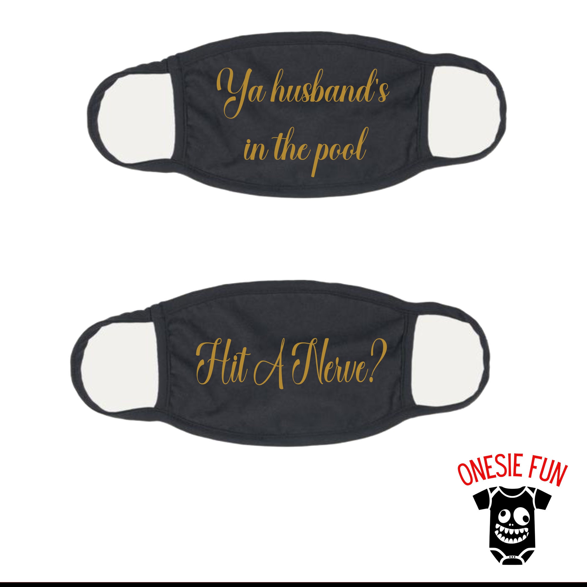 RHONJ Real Housewives Face Masks 2 pack MargaretYa Etsy