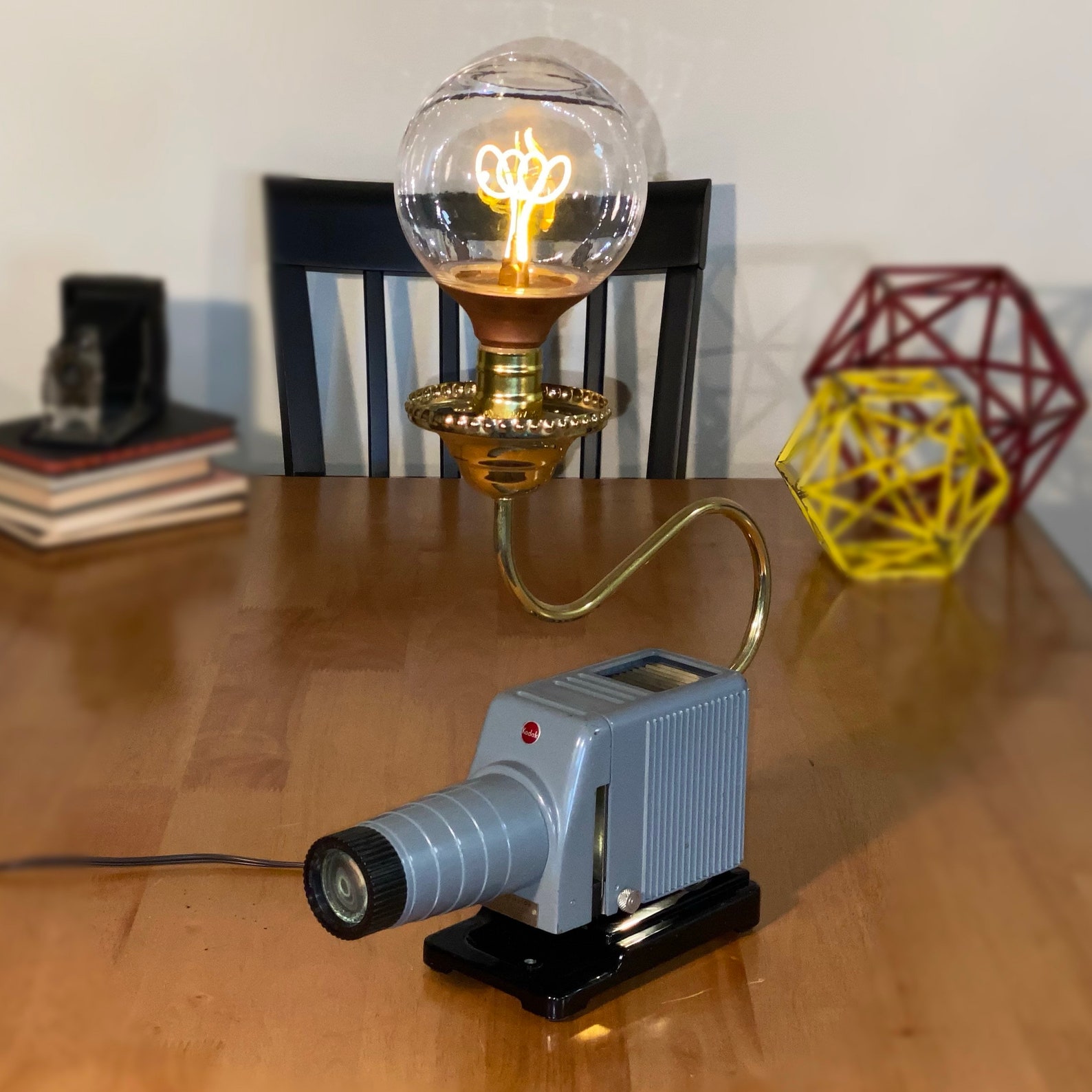 Vintage Kodak slide projector table lamp Fathers Day gift. Etsy