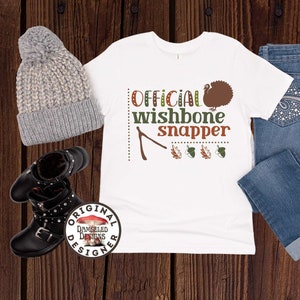 Officieel Wishbone Snapper T-shirt met ronde hals en korte mouwen voor jongeren
