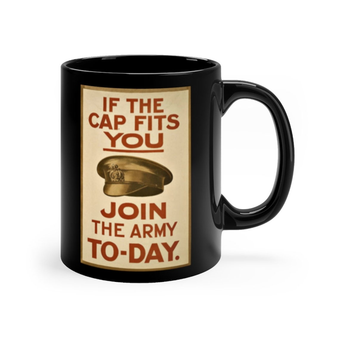 If the Cap Fits You Join the Army Today Vintage WWI Etsy
