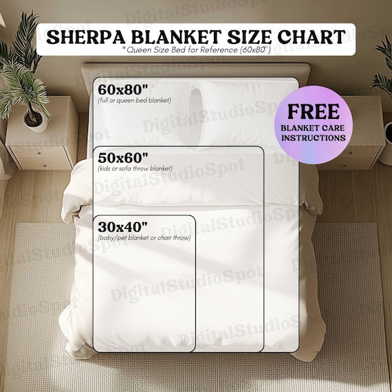 Sherpa Blanket 50x60 Blanket Bed Size Sherpa Blanket Size Chart