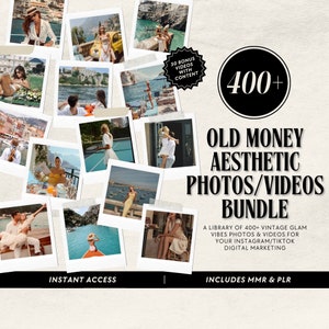 Alte Geldästhetik Gesichtslose Rollen Video Instagram Reicher Luxus Frauen Glam Digital Marketing MRR Meister Resell Social Media IG Content Vault