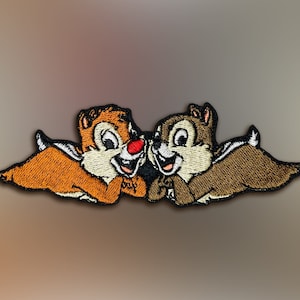Chip and Dale Iron-On patch, Rescue Rangers
