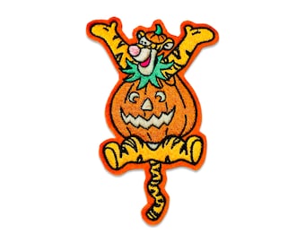 Tigger Halloween Patch, Jack o Lantern, Pumpkin Patch, Disney patch, Halloween patch
