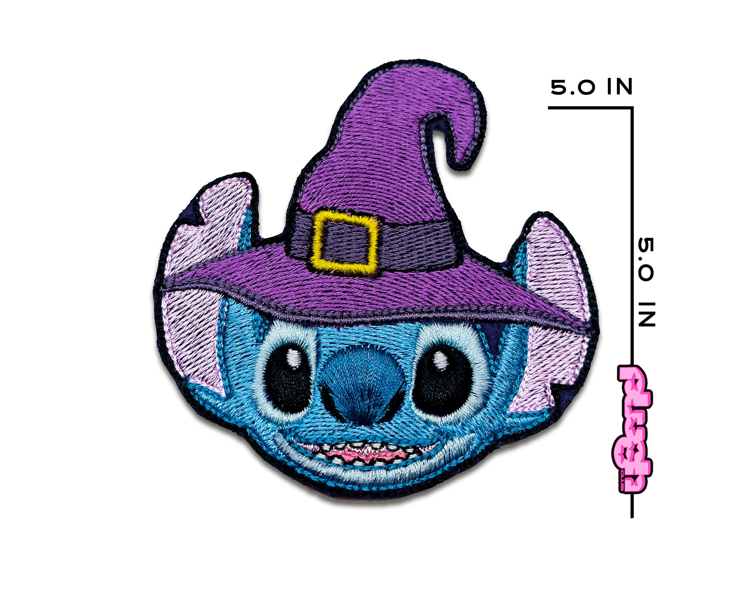 Lilo and Stitch Halloween Witch Iron on Patch 
