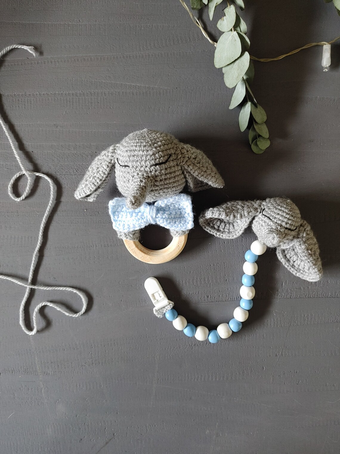 Crochet Elephant Dummy Clip Pattern Etsy