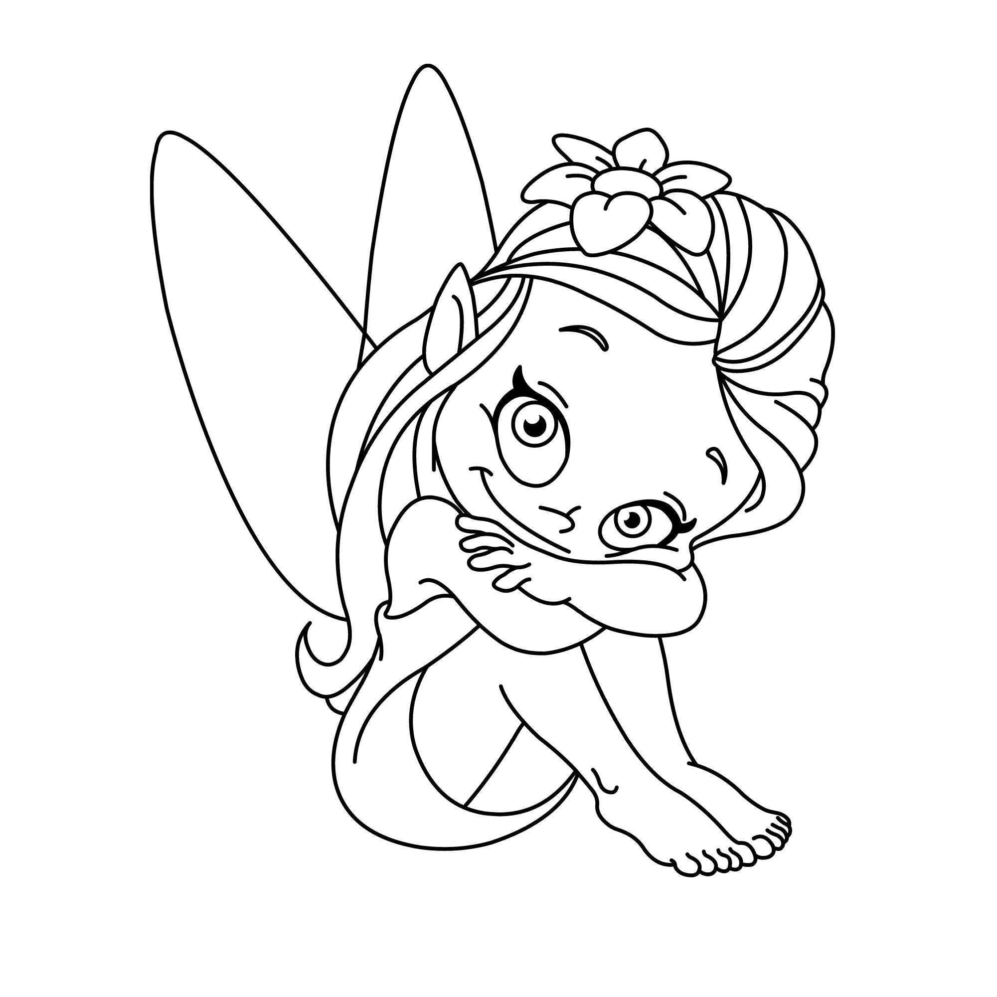 Coloring Book Pages Fairy Coloring Pages Printable 5 | Etsy