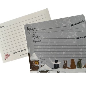 Holiday Dreams Christmas 4x6 Recipe Card