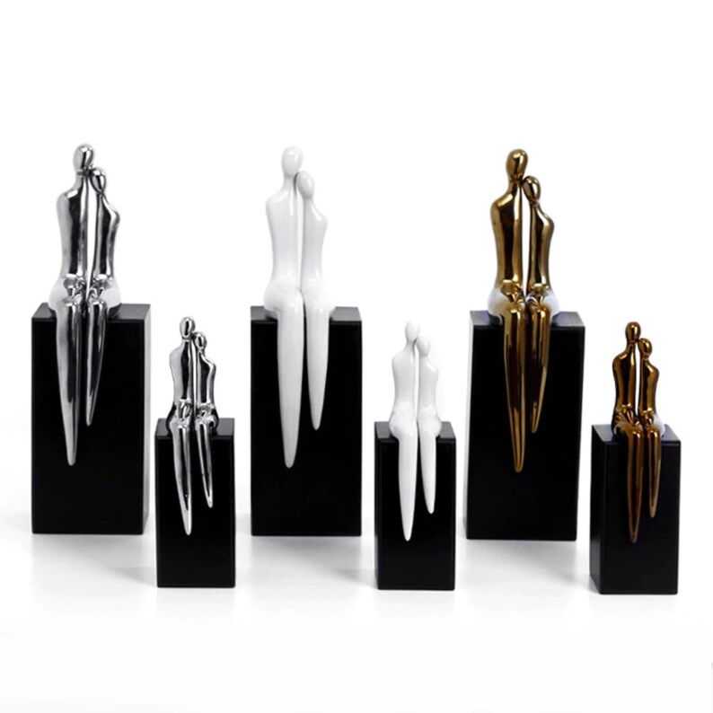 Porcelain Couple Figurine Home Decoration Love Handicraft Etsy