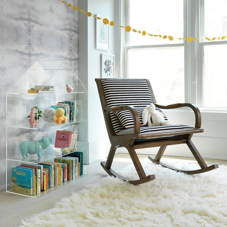 Acrylic House Bookcase Etsy