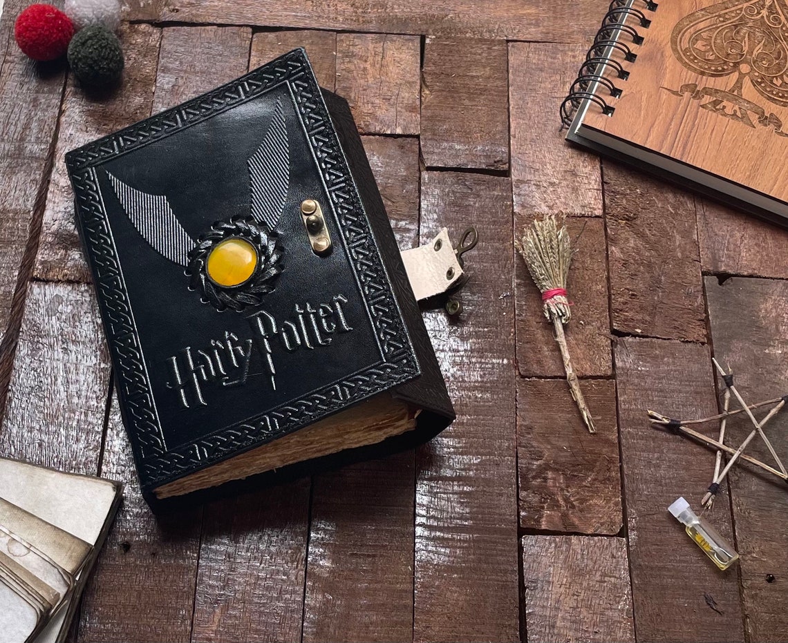 Harry Potter journal book of wizard magic book phoenix Etsy