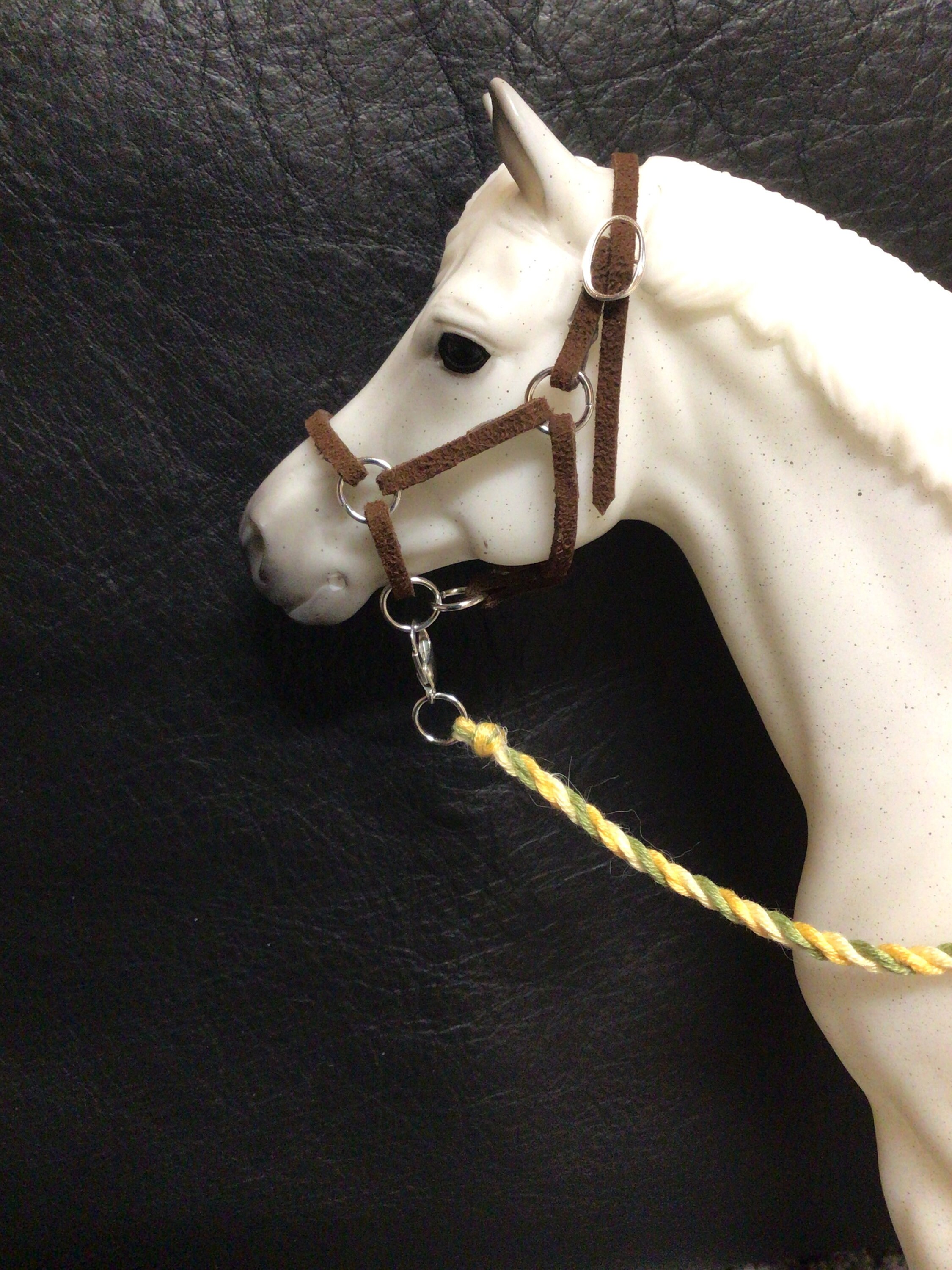 Breyer horse traditional leather halter and lead rope set Etsy