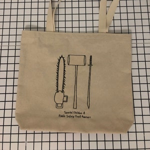 Special Divison 4 Trio Embroidered Tote Bag image 1