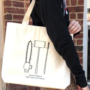 Special Divison 4 Trio Embroidered Tote Bag image 3