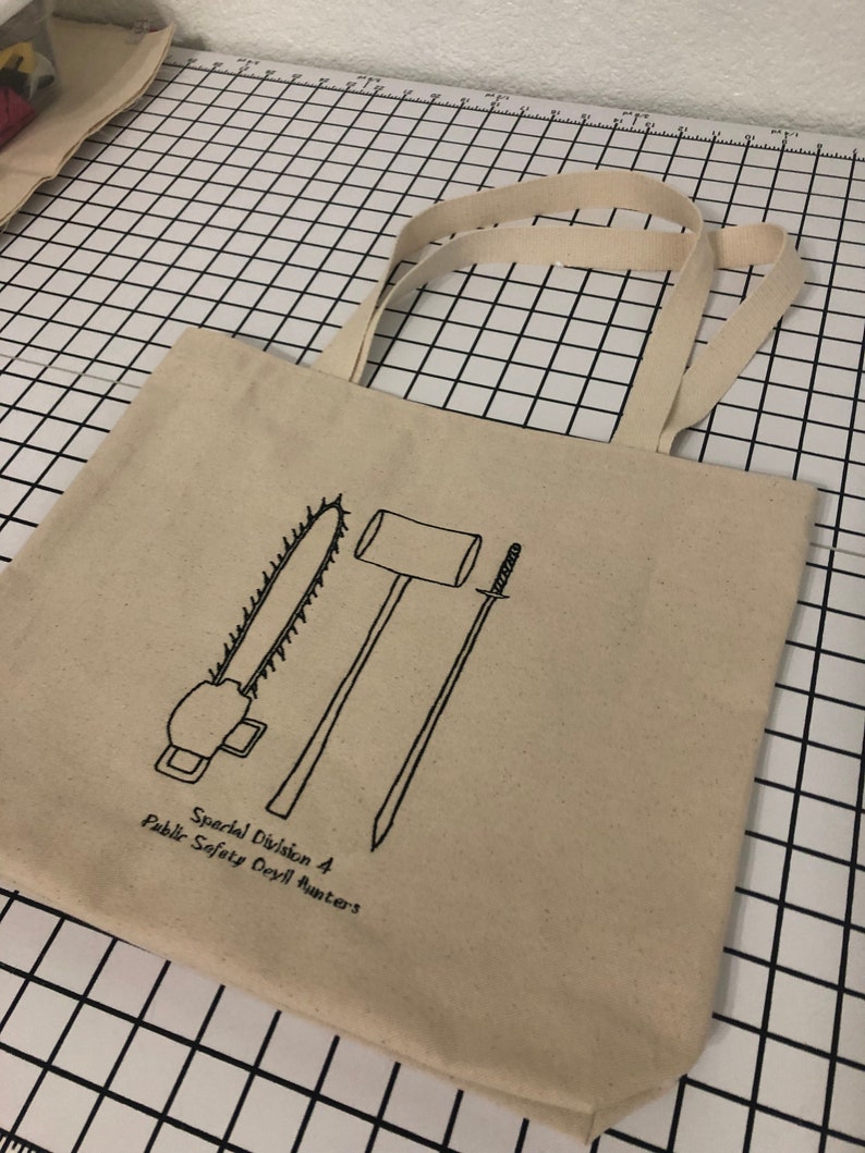 Special Divison 4 Trio Embroidered Tote Bag image 2