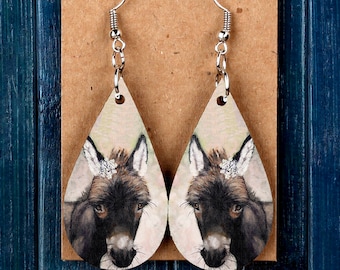 donkey earrings