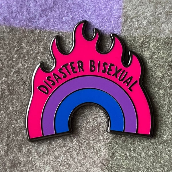 Disaster Bisexual pin