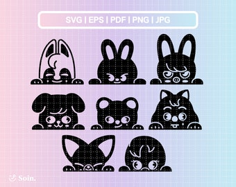 Stray Kids Svg, Png, Pdf, Jpg, Eps | Stray Kids Printable Car Decal | Vector files for Cricut and Silhouette | Kpop Star Svg