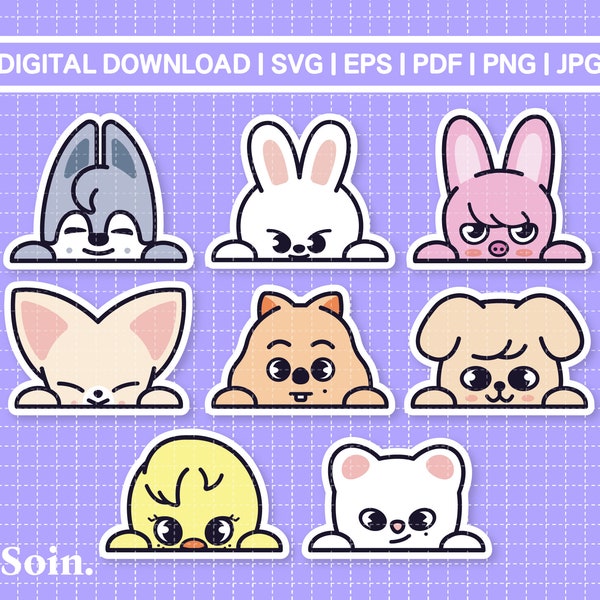 Stray Kids Svg, Png, Pdf, Jpg, Eps | Stray Kids Printable Car Decal | Vector files for Cricut and Silhouette | Kpop Star Svg