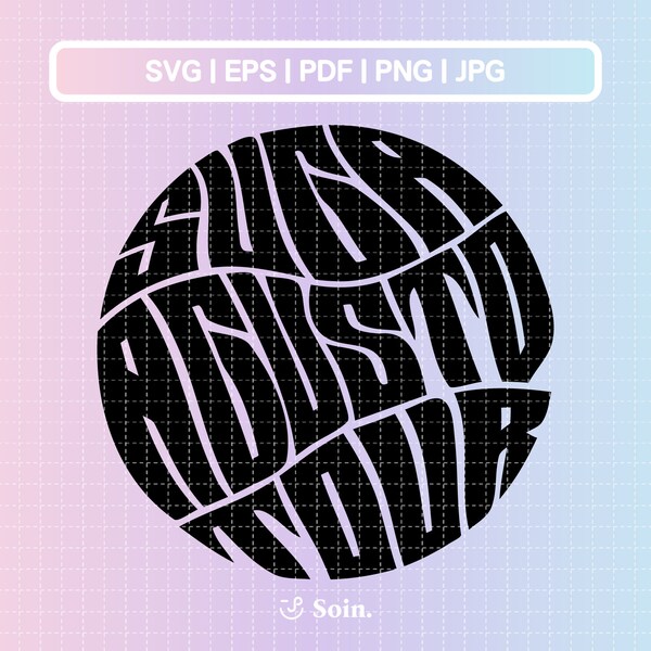 BTS Suga Agust D Tour Svg Eps Pdf Jpg Png | BTS Member Decal | Vector files for Cricut and Silhouette | Kpop Star Svg