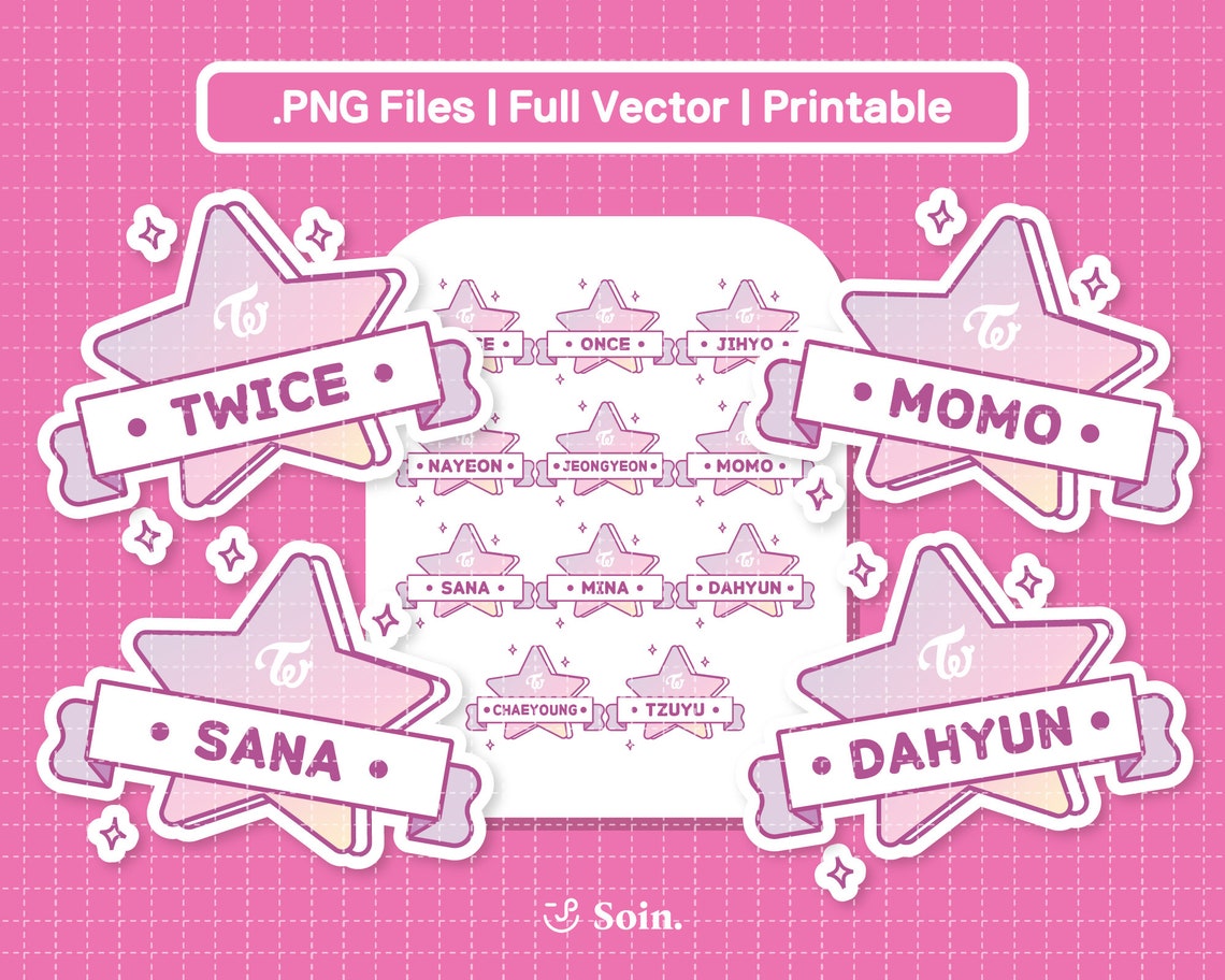 Twice Once Clipart Png Printable Twice Member Png Clipart - Etsy UK