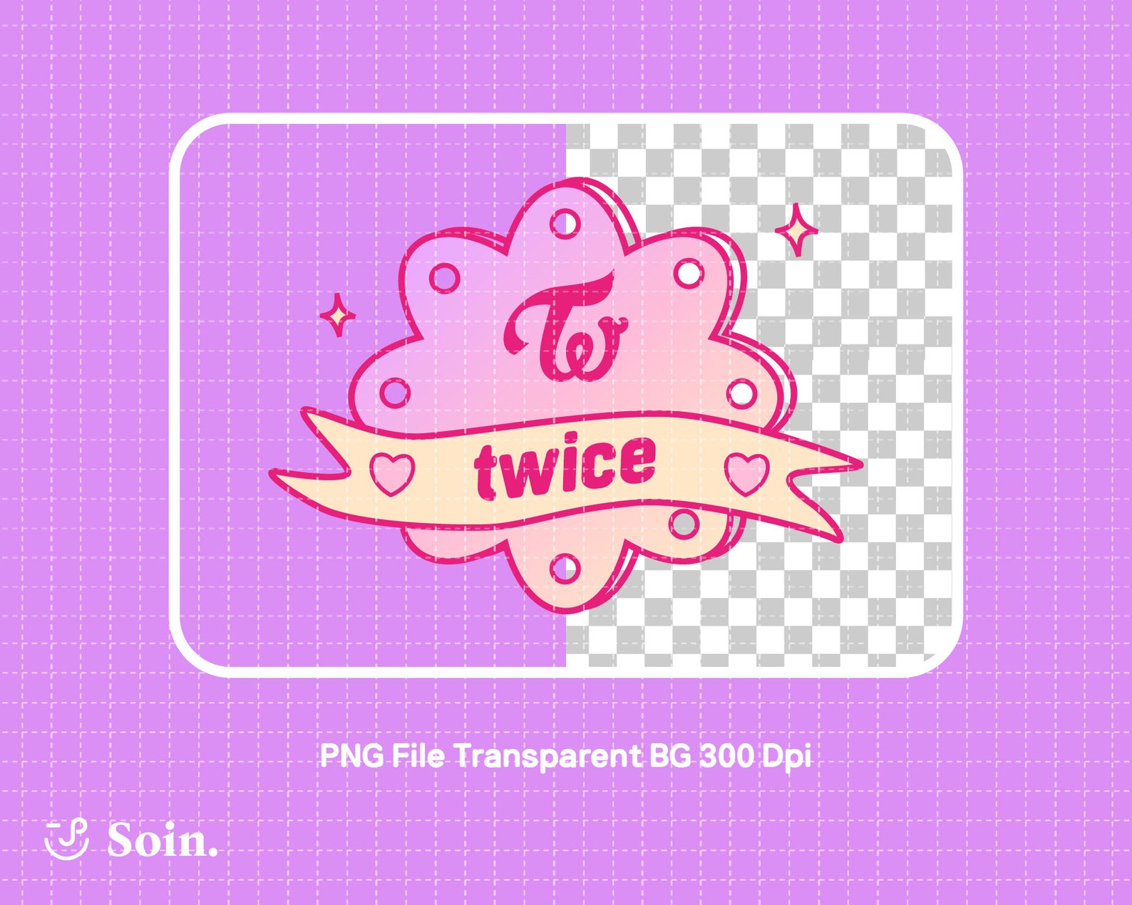 Twice Once Clipart Png Printable Twice Member Png Clipart | Etsy