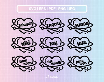 enhypen printables etsy