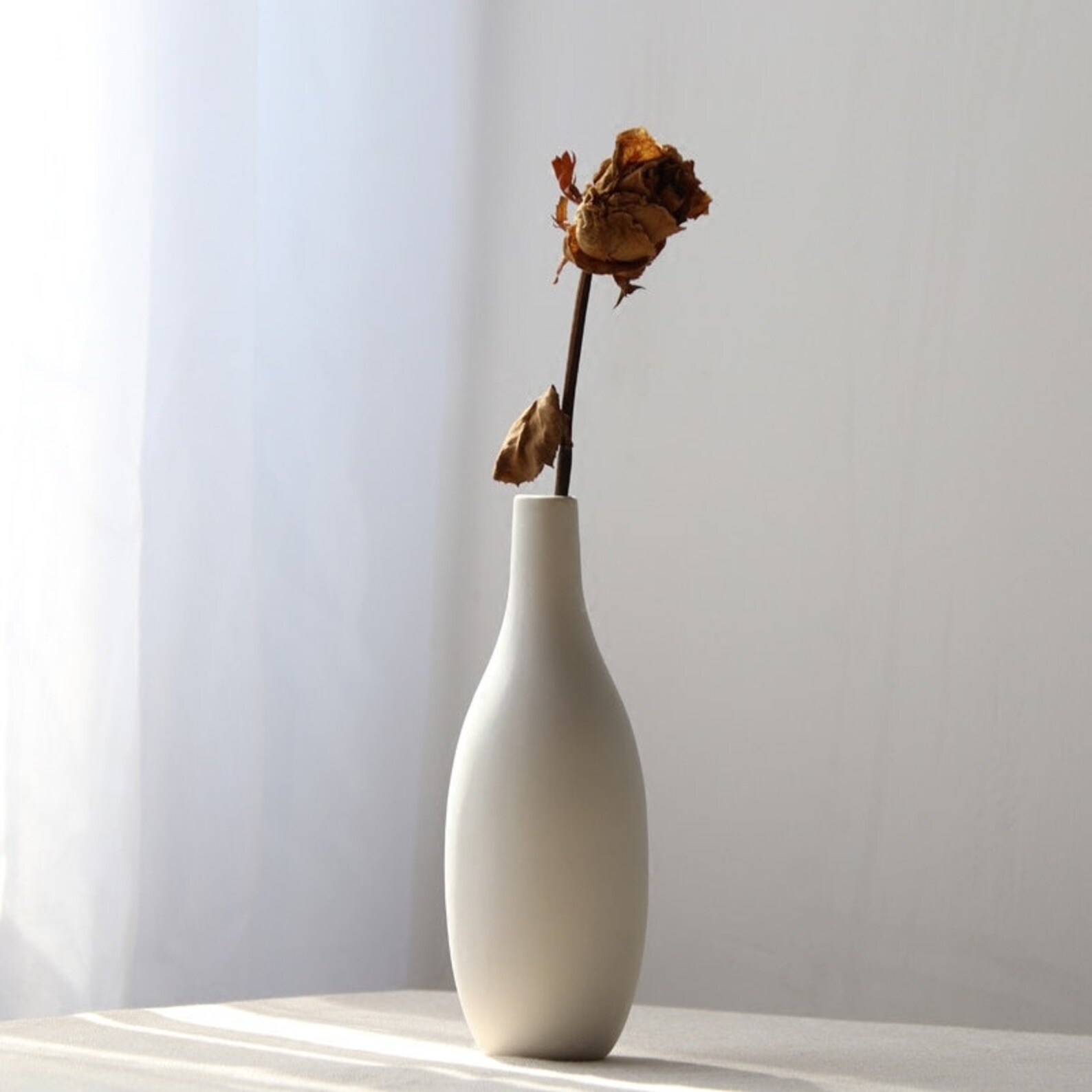 Nordic White Ceramic Flower Vase / Porcelain Vases / Pampas Etsy UK
