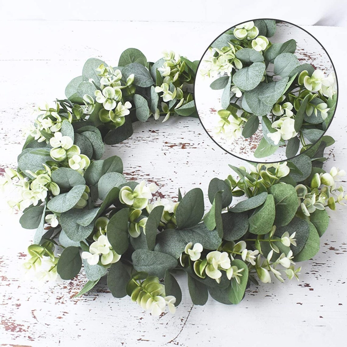 Eucalyptus Wreath 40CM / Fejka Wreath UK Stock/Artificial Etsy