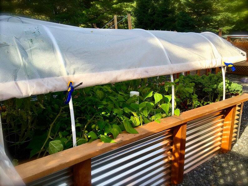 Garden Raised Bed Wicking Greenhouse plans 2.0 Next Generation. Etsy