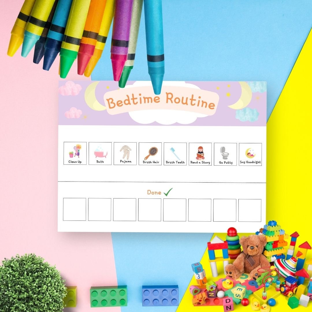 Routine Charts for Kids Pictures, Chore Charts for Kids, Kid Morning ...