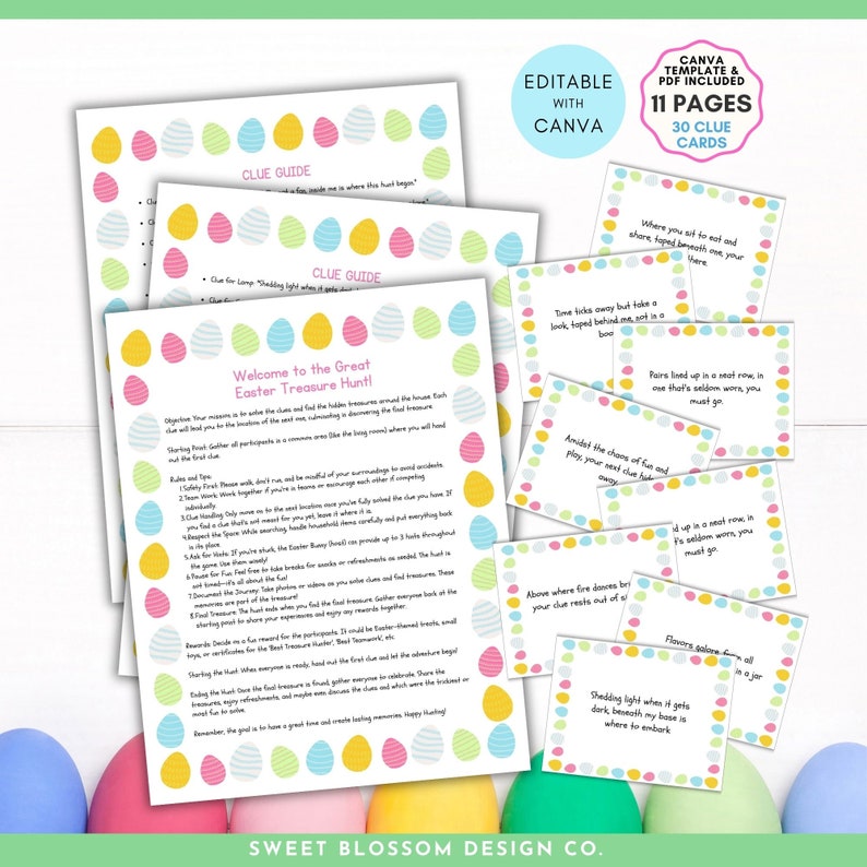 Indoor Easter Egg Hunt, Easter Scavenger Hunt, Easter Activity, Easter ...