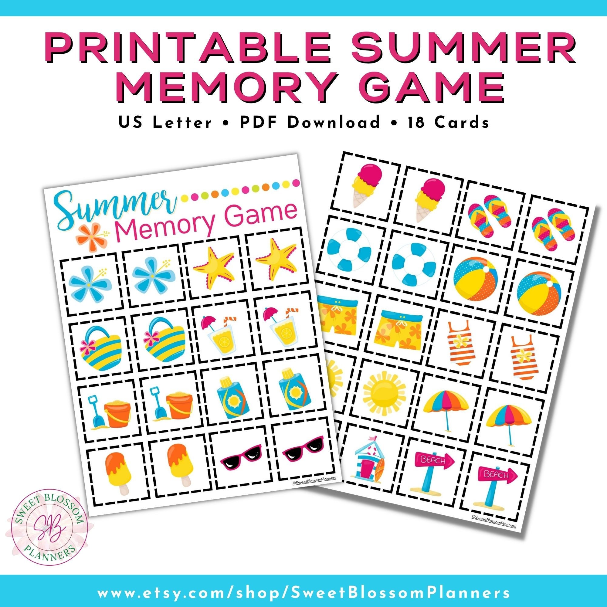 summer-printable-memory-game-summer-matching-game-kids-memory-game-printable-printable-game-for-kids-memory-game-cards-printable-etsy for Free Printable Memory Games For Adults Pdf Summer Printable Memory Game, Summer Matching Game, Kids Memory Game Printable, Printable Game for Kids, Memory Game Cards Printable - Etsy for Free Printable Memory Games For Adults Pdf