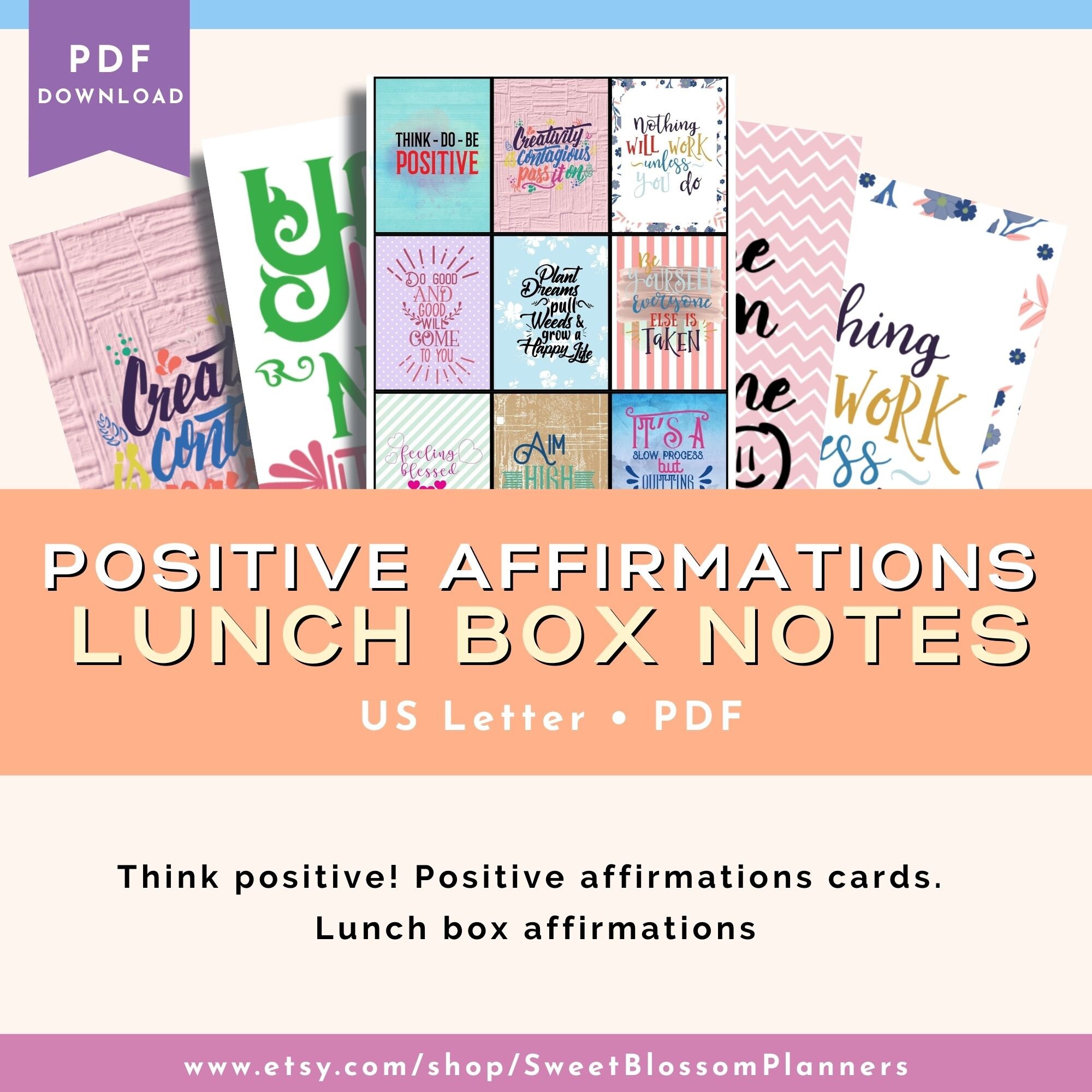 Back to School Lunch Box Notes & Teacher Gifts - Plum Street Collective