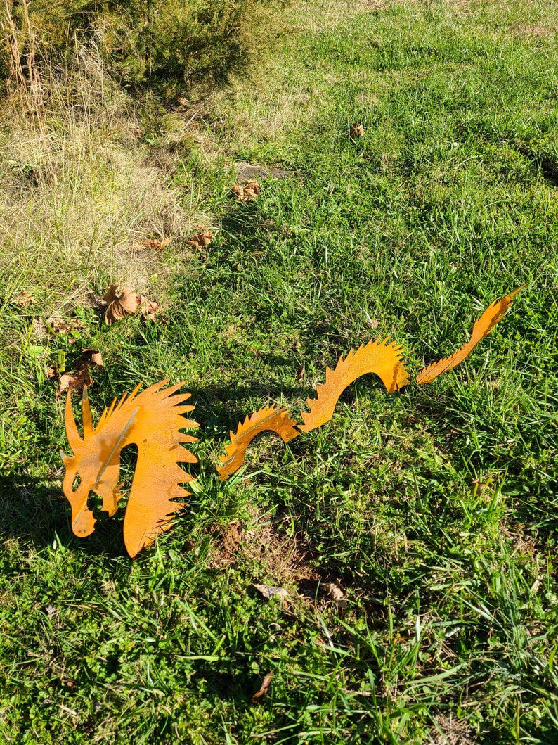 Large Dragon Garden Stake